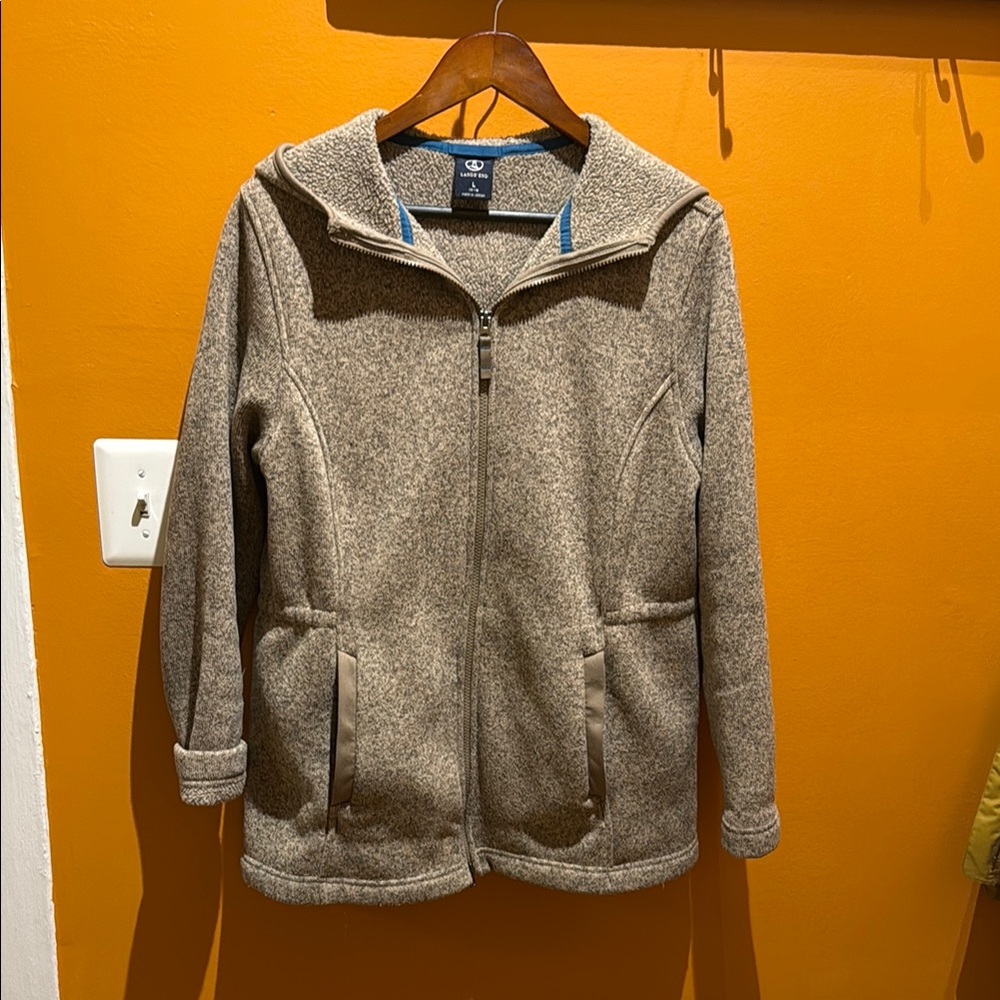 Kids Beige Fleece Jacket